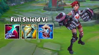 Full Shield Vi is the new broken build...