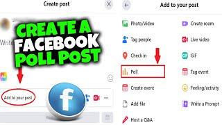How to Create a poll on Facebook 2024 | Make a poll on Facebook