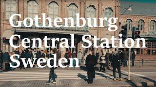 Walking Gothenburg Central Station from Liseberg station, Gothenburg, Sweden