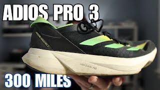 Adidas Adios Pro 3 After 300  Miles | Just How Far Will It Go?