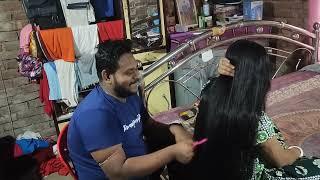 A Beautiful Hair Play Story Of Electrician story video