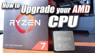 How to Upgrade an AMD Ryzen CPU (AM4 Socket)