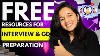FREE RESOURCES for Complete Interview & GD Preparation | Q & A | CAT 2024 | Ankusha Patil