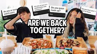 EX BOYFRIEND MUKBANG... + QUESTIONS WE AVOID