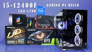 INTEL i5-12400F RTX3060 GAMING PC BUILD