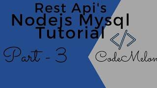 How to Upload Images Into MySql Using NodeJs || REST API's #nodejsmysql  #multer #tutorial #basic