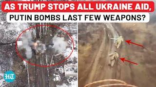 Putin Army Destroys Zelensky's Last Few Remaining Weapons As Trump Stops Ukraine Aid? Surrender Now?