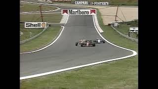 Nigel Mansell overtakes Ayrton Senna - 1989 Hungarian Grand Prix at Hungaroring