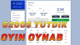 DAXSHAT! UZB REKORD, 11 MINUTDA 6200$ DOLLAR | OYIN OYNAB INTERNETDA PUL ISHLASH