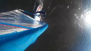 sailing the windsurfer from the nose