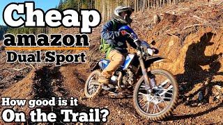 Amazon Ultra light dual sport X Pro Storm 150 DLX trail ride review