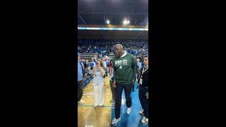 Kareem Abdul-Jabbar & Magic Johnson Take in MSU vs. UCLA