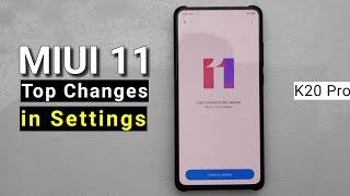 MIUI 11 Top Changes in Settings \ miui 11 on redmi k20 pro