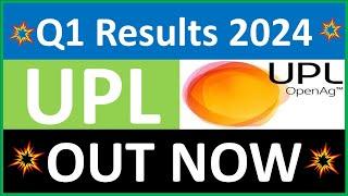 UPL q1 results 2024 | UPL q1 results | UPL Share News | UPL Share latest news today