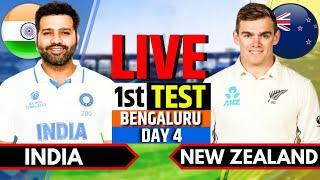 India vs New Zealand, 1st Test, Day 4 | IND vs NZ Live Match | Live Cricket Match Today, Session 2