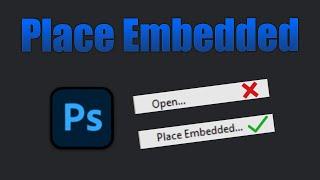 Place Embedded Feature┃Photoshop 2021 Tutorial