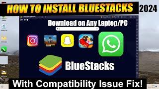 How to Download and Install Bluestacks in Laptop / PC  Bluestacks Download Kaise Kare Windows 10 11