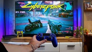 CYBERPUNK 2077 On PS4 Slim In 2025 POV Impression - 65"4K ULED TV