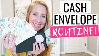 Our Family’s Cash Envelope System ROUTINE | Cash Envelope System for Beginners