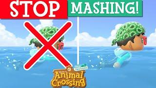 What's FASTER? mashing or HOLDING A button? Swimming in ACNH