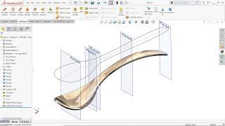 SolidWorks Surfaces Tutorial Spoon