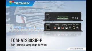 TECHMA TCM-AT230SIP Network SIP Terminal Audio Paging Converter