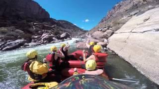 Arkansas river in the Royal Gorge Sunshine Falls low water early season 2015