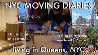 moving out of my NYC apartment, realistic packing tips, + a stressful vlog