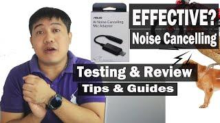 Asus AI mic noise cancelling Review with Tips and Guides