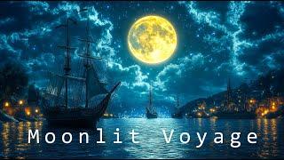 Moonlit Voyage - Relaxing Space Ambient Meditation - Soothing Sleep Ambience