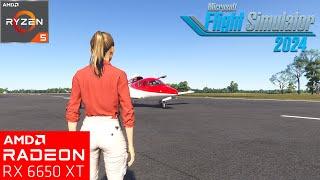 RX 6650 XT - Microsoft Flight Simulator 2024 - 1440P, 1080P -