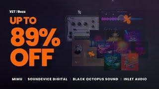 VSTBuzz Deals #34/2023 - Up to 89% off MiMU, Inlet Audio, Soundevice Digital & Black Octopus Sound