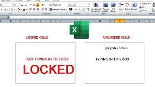 Lock Specific cells in Ms Excel within 1 minute