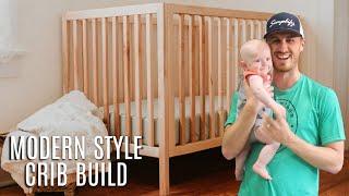 Modern Style Crib Build - MacArthur Woodworks