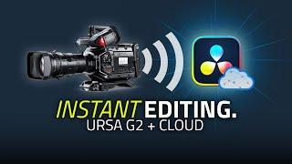 The FUTURE is Here! URSA G2 Blackmagic Cloud Workflow - DaVinci Resolve Remote Camera Tutorial