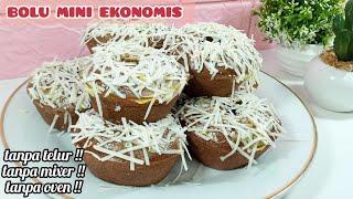 TANPA TELUR, TANPA MIXER - BOLU MINI EKONOMIS !!