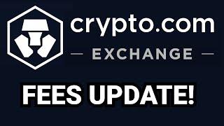 Crypto.com Exchange Fees Update!