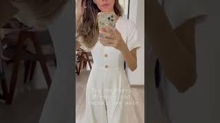 Try on dresses & jumpsuit | Fayth SG