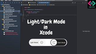 Enable Dark/Light Mode in Xcode | How to enable dark mode in Xcode