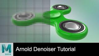 Maya Arnold OptiX Denoiser Tutorial