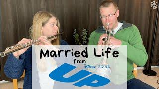 Married Life (from "Up") | flute & trumpet cover