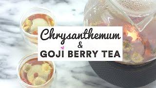 Chrysanthemum & Goji Berry Tea  Chinese Herbal Tea Recipe