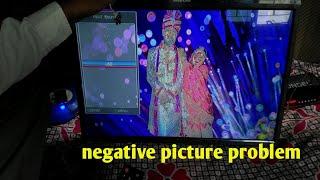 Led tv negative picture how to fix negative picture