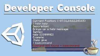 How to make a Developer Console in Unity