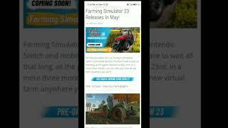 farming simulator 23 is her pre-order now on Google Play Store Android and iOS available