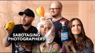 Pro Photographers Use RIDICULOUS Props In Photoshoot CHALLENGE