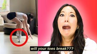 pointe shoe fitter reacts to BALLET TIK TOK 37