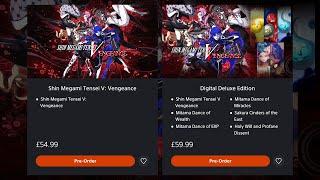 Shin Megami Tensei V Vengeance Digital Deluxe Edition vs Stand Edition - What Edition Should I Buy?