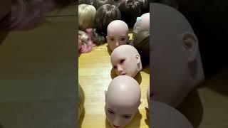 Life-size silicone doll, please watch the unique head and hairstyle, handmade details.  #dollmaker