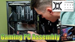 PC build walkthrough: i5-13600K,  Z690 mobo, Thermalright Frost 140 cooler
